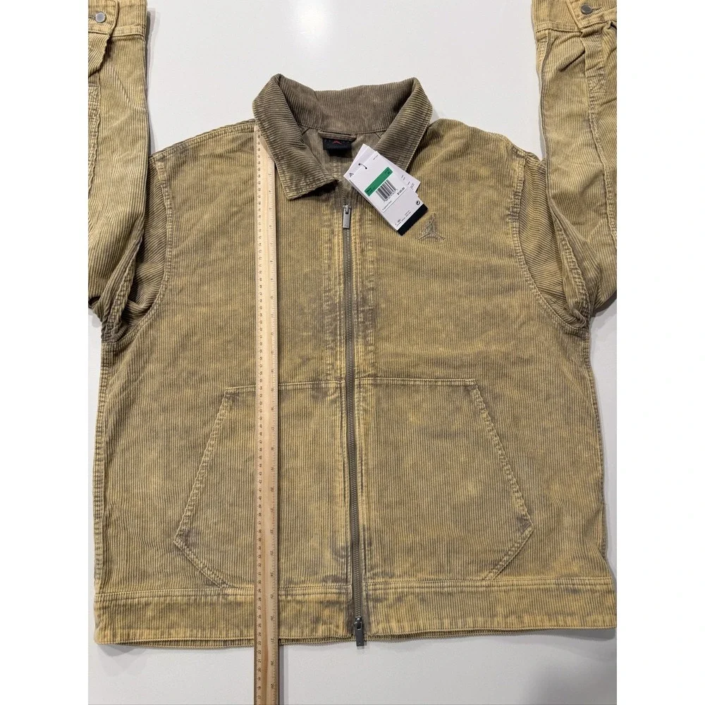 Jordan Flight Corduroy Chore Jacket Men's XL Tan IF1825-247 NWT